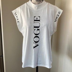 Vogue Printed Sleeveless Top